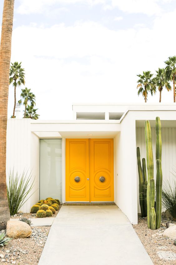 Ide Desain Rumah Ceria Dengan Warna Orange Segar